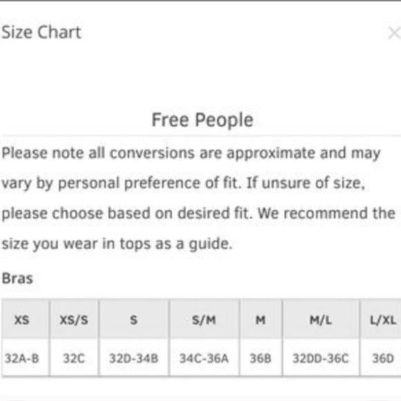 NWOT Free People Black Lace Brami Bralette size M - Picture 6 of 8